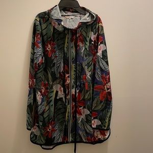 Tropical print jacket